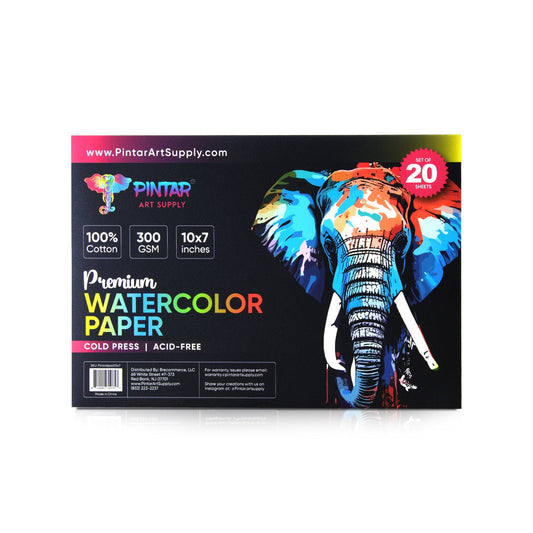 Pintar 100% Cotton Watercolor Block, 140lb, 20 Sheets