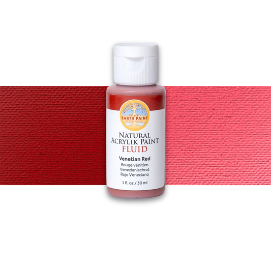 Fluid - Natural Acrylik Paint: Venetian Red / 1 flo oz