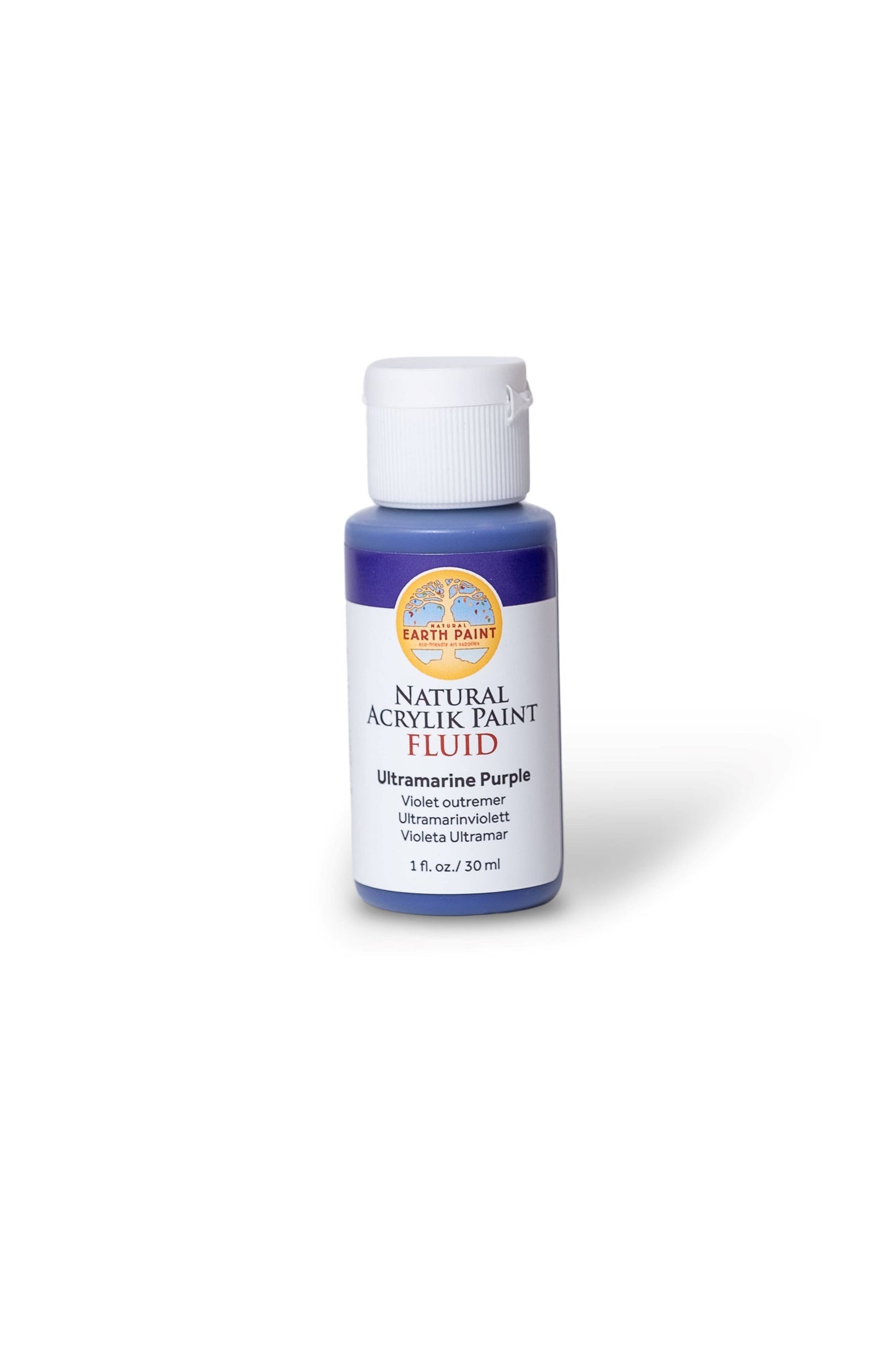 Fluid - Natural Acrylik Paint: Ercolano Orange / 4 fl oz
