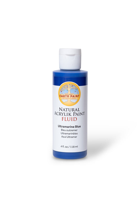 Fluid - Natural Acrylik Paint: Ultramarine Blue / 4 fl oz