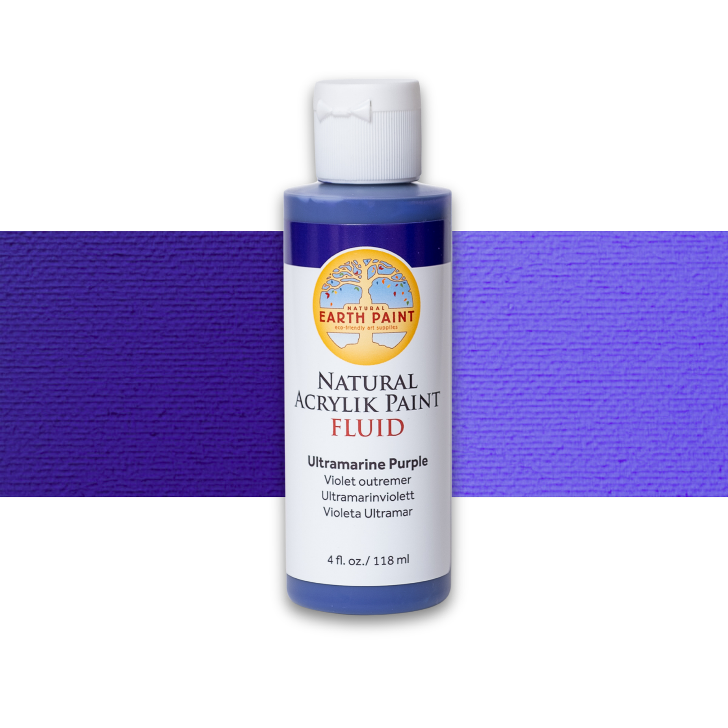 Fluid - Natural Acrylik Paint: Burnt Sienna / 1 flo oz