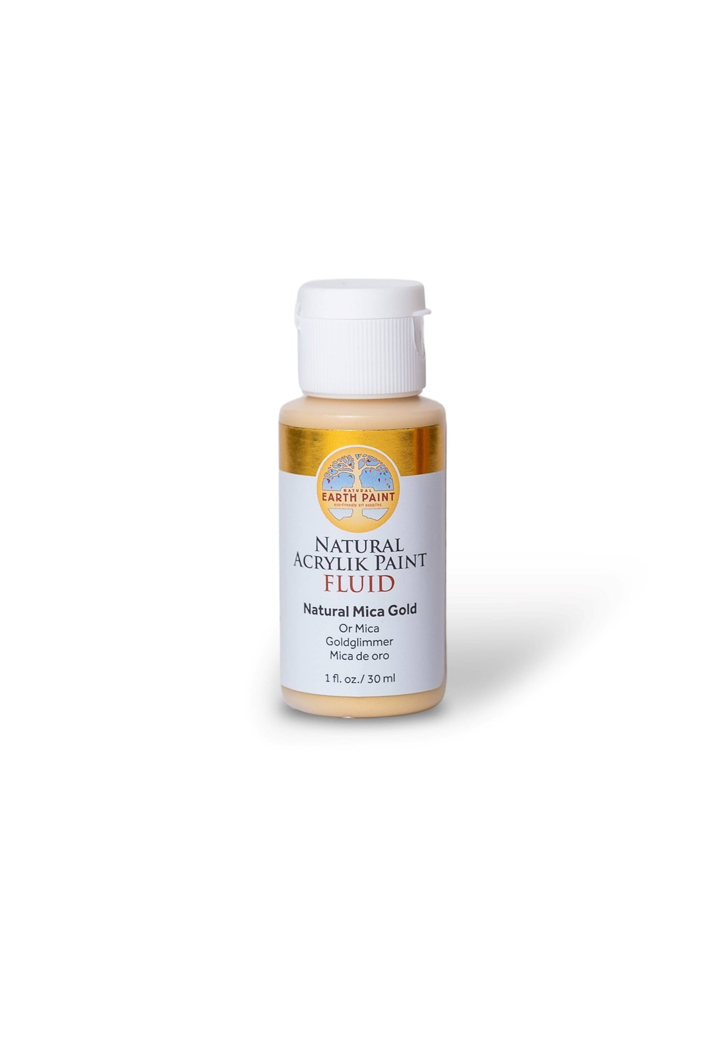 Fluid - Natural Acrylik Paint: Yellow Ochre / 4 fl oz