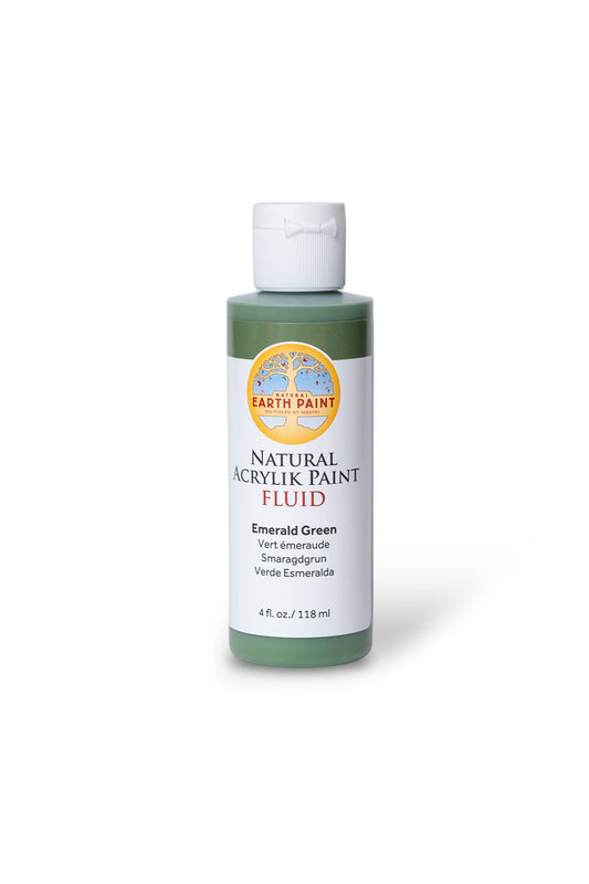 Fluid - Natural Acrylik Paint: Emerald Green / 4 fl oz