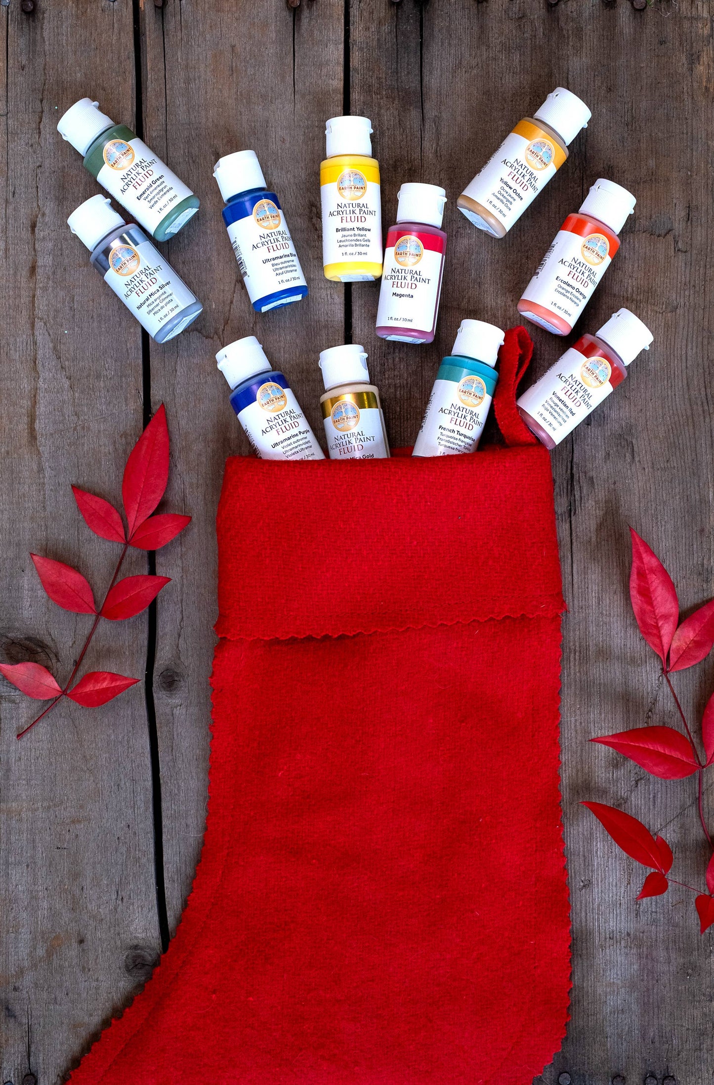 Fluid - Natural Acrylik Paint: Black Ochre / 4 fl oz