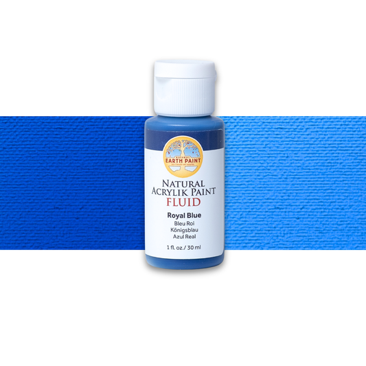 Fluid - Natural Acrylik Paint: Royal Blue / 1 flo oz