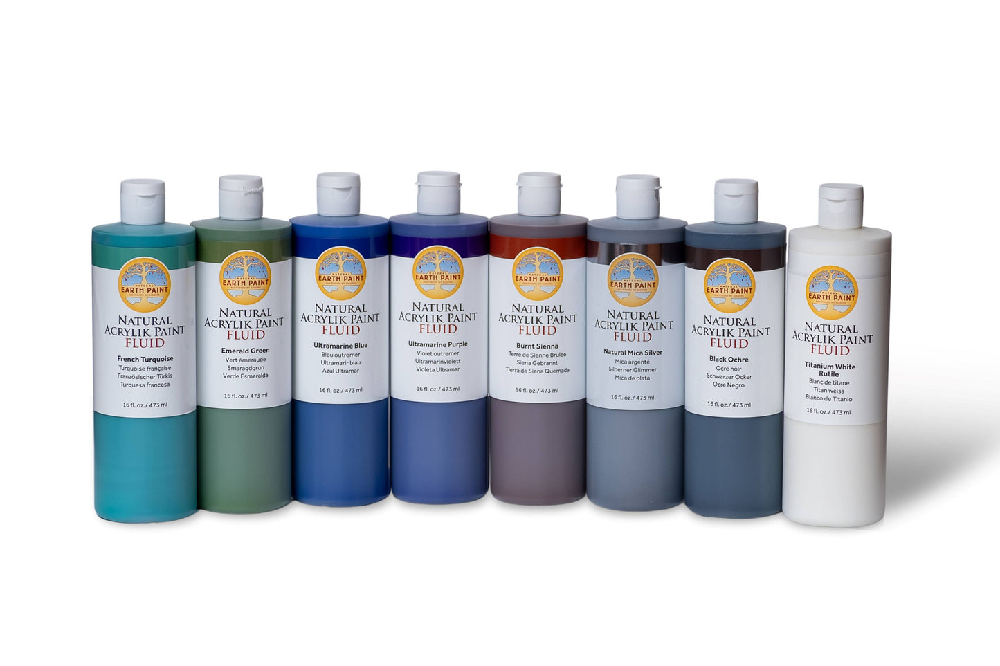 Fluid - Natural Acrylik Paint: French Turquoise / 1 flo oz