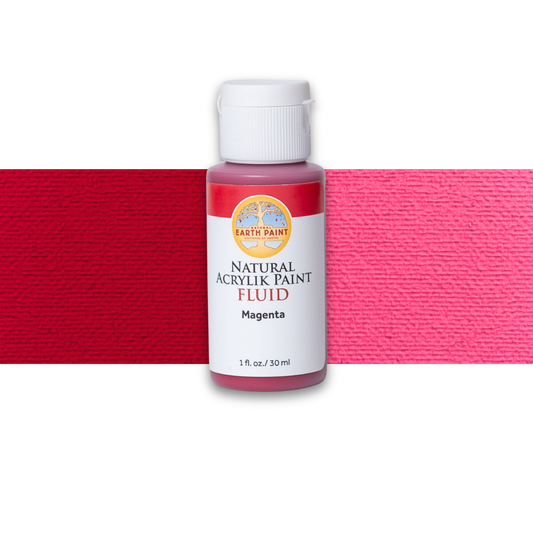 Fluid - Natural Acrylik Paint: Magenta / 1 flo oz