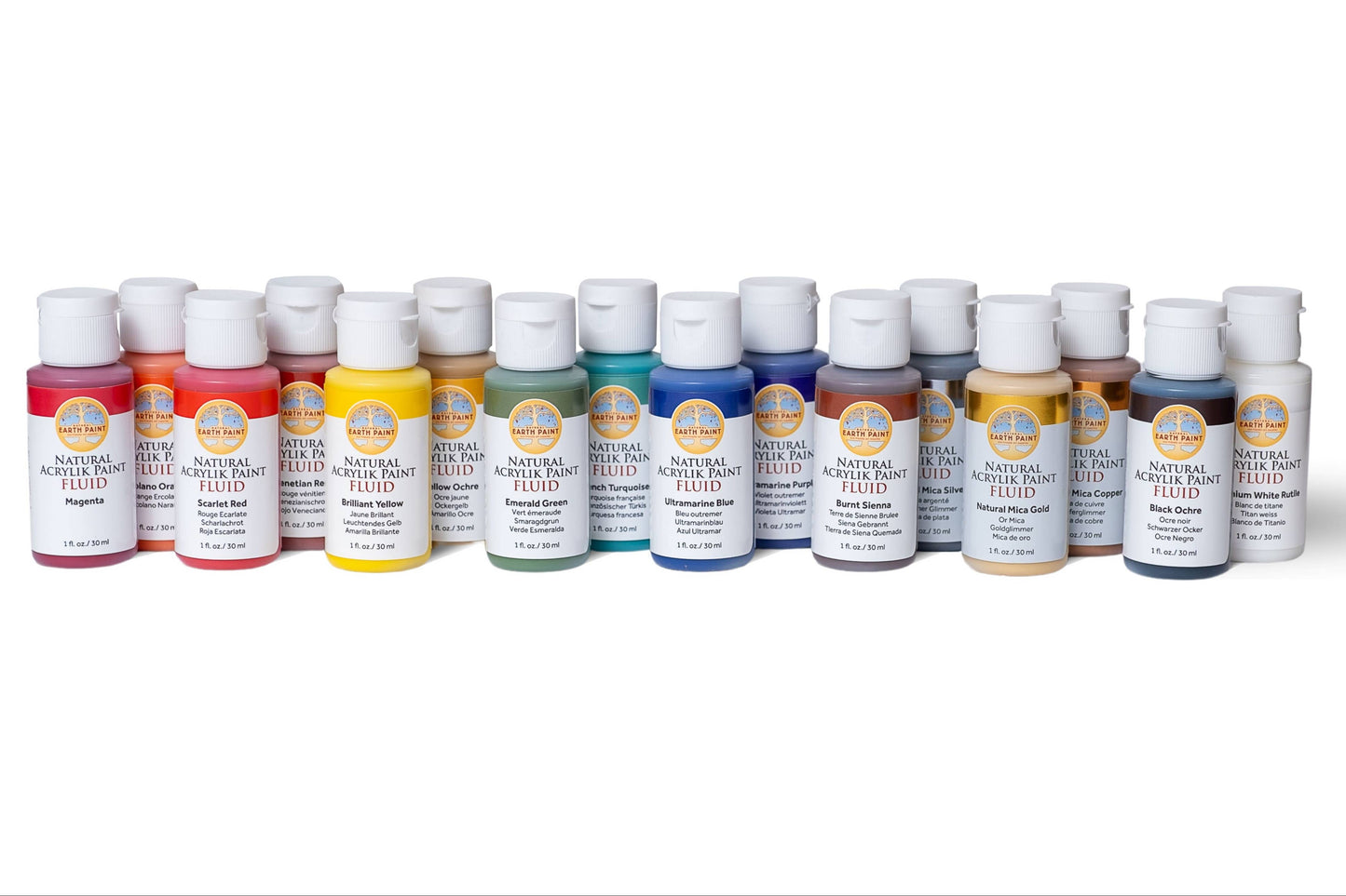 Fluid - Natural Acrylik Paint: Sap Green / 1 flo oz