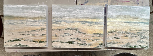 3 piece on birch panel