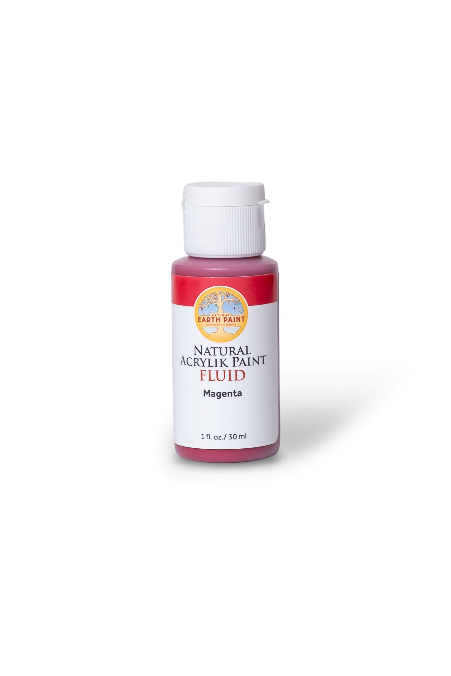 Fluid - Natural Acrylik Paint: Ercolano Orange / 4 fl oz
