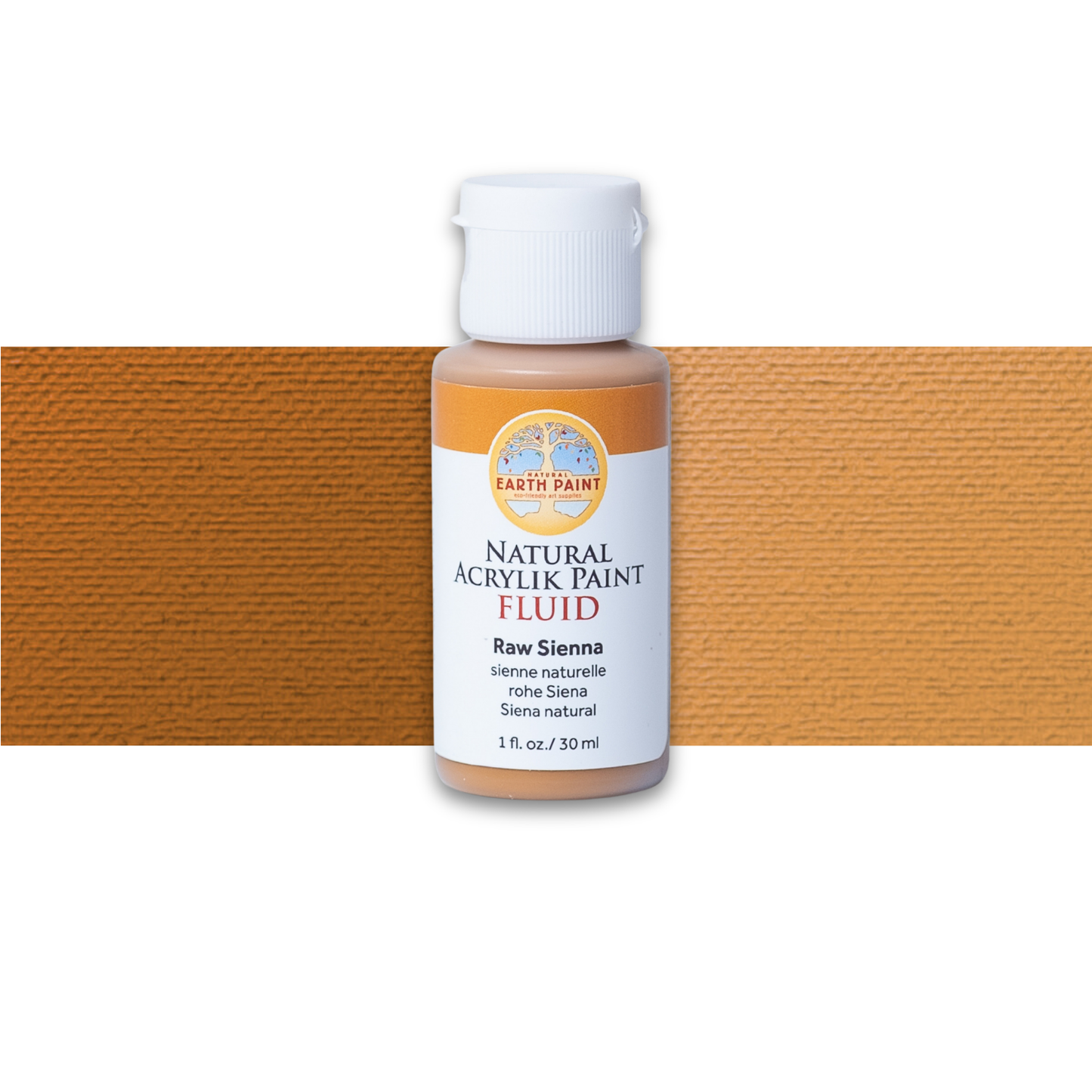 Fluid - Natural Acrylik Paint: Raw Sienna / 1 flo oz