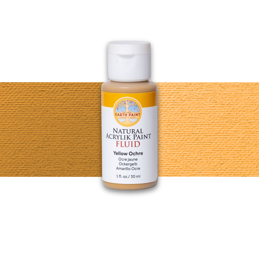 Fluid - Natural Acrylik Paint: Yellow Ochre / 1 flo oz